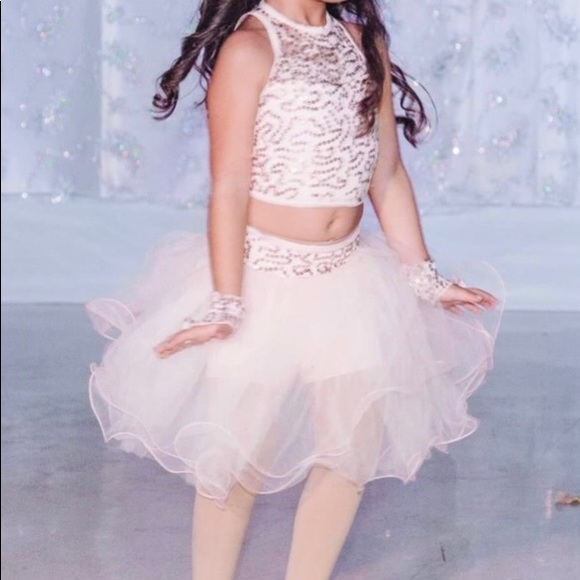 Weissman Dance Costumes in blush two pieces - Picture 2 of 3